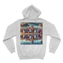 Load image into Gallery viewer, Purim Reflections Joy T Shirt - Hoodie - White