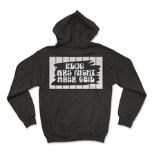 Load image into Gallery viewer, Klug wars nicht aber geil - Hoodie - Black