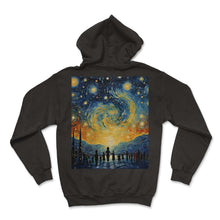 Load image into Gallery viewer, Adoption Day Starry Night Shirt - Hoodie - Black