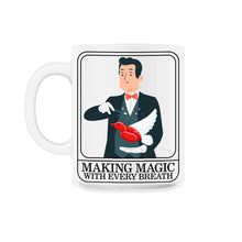 Load image into Gallery viewer, Balloon Modelling Shirt, Making Magic With Every Breath Tee, Gift For - 11oz Mug - White