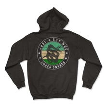 Load image into Gallery viewer, Snakes Shirt, Just A Boy Who Loves Snakes Tee, Python Boa Snake Lover
