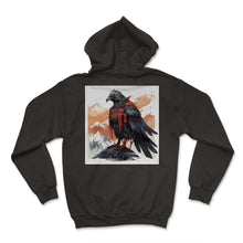 Load image into Gallery viewer, Tengu crow warrior guardian - Hoodie - Black