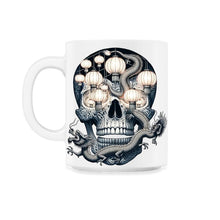 Load image into Gallery viewer, Lantern Lit Skull Shirt Chinese Dragon Dance Tee - 11oz Mug - White