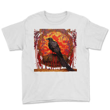 Load image into Gallery viewer, Kabuki stage crow drama performance - Youth Tee - White