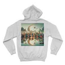 Load image into Gallery viewer, Aid El Fitr Reflections Blessings T Shirt - Hoodie - White