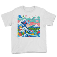 Load image into Gallery viewer, Japanese Style Autism Awareness T Shirt - Youth Tee - White