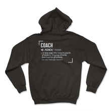 Load image into Gallery viewer, Coach Shirt, Coach Kohch Noun 1 A Wise Sage Who Imparts Pearls Design