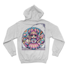 Load image into Gallery viewer, Kawaii Anime Girl's Ice Cream Paradise Sweet Summer Dreams Tee - Hoodie - White