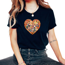 Load image into Gallery viewer, Pizza Love Adoption Day Celebration - Unisex T-Shirt - Black