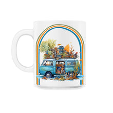Load image into Gallery viewer, Grand Cayman Islands Hippie Van Retro - 11oz Mug - White