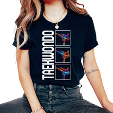 Load image into Gallery viewer, Taekwondo Shirt, Taekwondo Tee, Kid's Taekwondo Martial Arts Lover - Unisex T-Shirt - Black