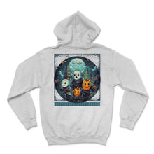 Load image into Gallery viewer, Gamer Halloween Sweatshirt, Pixel Ghost Tee, Questing Pumpkin Shirt - Hoodie - White