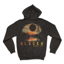 Load image into Gallery viewer, Alaska April 8 2024 Eclipse T Shirt - Hoodie - Black