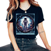 Load image into Gallery viewer, Ghost Astronaut Halloween Tee - Unisex T-Shirt - Black