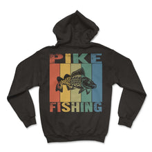 Load image into Gallery viewer, Pike Fishing Chasse T-Shirt - Hoodie - Black