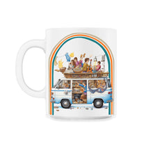 Load image into Gallery viewer, Hanukkah Hippie Van Retro - 11oz Mug - White
