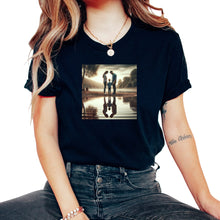 Load image into Gallery viewer, Adoption Day Reflections Forever Family T Shirt - Unisex T-Shirt - Black