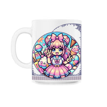 Load image into Gallery viewer, Kawaii Anime Girl's Ice Cream Paradise Sweet Summer Dreams Tee - 11oz Mug - White