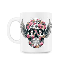 Load image into Gallery viewer, Endless Love Skull T Shirt NICU Mom's Guardian Angel Tee - 11oz Mug - White