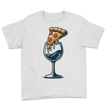 Load image into Gallery viewer, Pizza Recovery Freedom Inspirational - Youth Tee - White