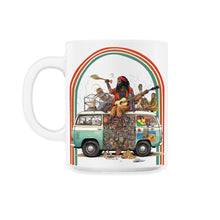 Load image into Gallery viewer, Juneteenth Hippie Van Retro - 11oz Mug - White