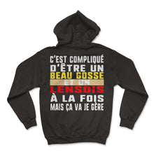 Load image into Gallery viewer, C'est Compliqué D'être Un Beau Gosse Et Un Lensois À La Fois Mais Ca - Hoodie - Black