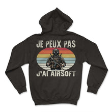 Load image into Gallery viewer, Je Peux Pas J'ai Airsoft Je T-Shirt - Hoodie - Black