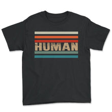 Load image into Gallery viewer, Human Sans T Shirt - Youth Tee - Black