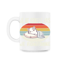 Load image into Gallery viewer, Je Ne Ronfle Pas Je Ronronne Je T-Shirt - 11oz Mug - White
