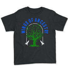 Load image into Gallery viewer, Heritage Shirt, Wings Of Ancestry Tee, Classic Vintage Retro