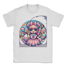 Load image into Gallery viewer, Kawaii Anime Girl's Ice Cream Paradise Sweet Summer Dreams Tee - Unisex T-Shirt - White