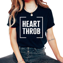 Load image into Gallery viewer, Heart Throb Toddler Boy Valentines Day T Shirt - Unisex T-Shirt - Black