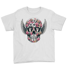 Load image into Gallery viewer, Endless Love Skull T Shirt NICU Mom's Guardian Angel Tee - Youth Tee - White