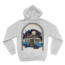 Load image into Gallery viewer, Moon Cycle Hippie Van Retro - Hoodie - White