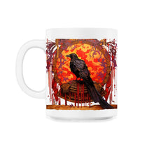 Load image into Gallery viewer, Kabuki stage crow drama performance - 11oz Mug - White
