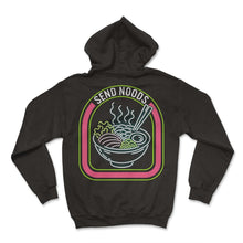 Load image into Gallery viewer, Send Noods Anime T Shirt - Hoodie - Black