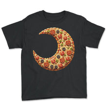 Load image into Gallery viewer, Pizza Crescent Eid El Adha Celebration - Youth Tee - Black