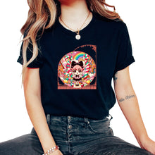 Load image into Gallery viewer, Kawaii Anime Girl's Candy Kingdom Adventure Sweet Fantasy Tee - Unisex T-Shirt - Black