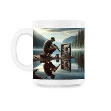 Load image into Gallery viewer, Gun Ownership Reflections T Shirt - 11oz Mug - White