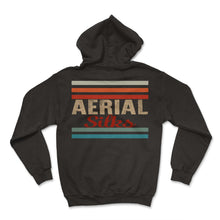 Load image into Gallery viewer, Aerial Silks Sans T-Shirt - Hoodie - Black