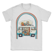 Load image into Gallery viewer, NICU Mom Hippie Van Retro - Unisex T-Shirt - White