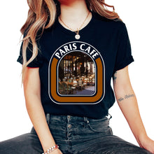 Load image into Gallery viewer, Paris Shirt, Paris Cafe Tee, Gift For Coffee Lover Ideas, Classic
