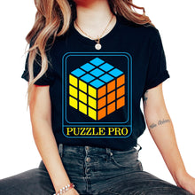 Load image into Gallery viewer, Geek Shirt, Puzzle Pro Tee, Gift For Rubik's Cube Gamer Ideas,