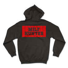 Load image into Gallery viewer, Milfhunter I Lustiges Sexy Frauen Hot Mum Mom Checker Motiv - Hoodie - Black