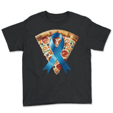 Load image into Gallery viewer, Pizza Hope ALS Awareness Support - Youth Tee - Black