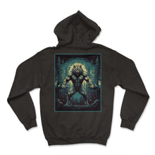 Load image into Gallery viewer, Werewolf Deadlift Full Moon Haunted Forest Gym Workout Horror Myth - Hoodie - Black