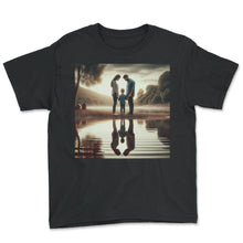 Load image into Gallery viewer, Adoption Day Reflections Forever Family T Shirt - Youth Tee - Black