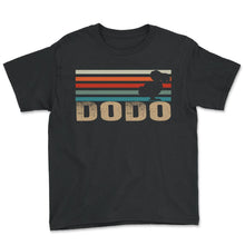 Load image into Gallery viewer, Dodo Sans T Shirt - Youth Tee - Black