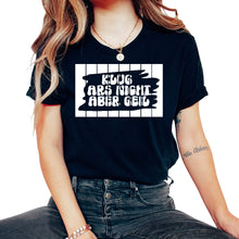 Load image into Gallery viewer, Klug wars nicht aber geil - Unisex T-Shirt - Black