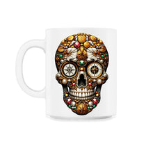 Load image into Gallery viewer, Treasure Trove Skull Tee Nautical Adventure Gasparilla Shirt - 11oz Mug - White